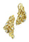 Boucles d'oreilles GILBERT ALBERT. Paire de boucles d’oreilles or jaune et diamants 58 Facettes