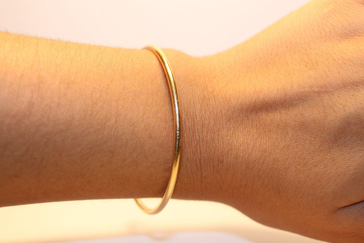 Bracelet Bracelet Jonc Or jaune 58 Facettes 11107A