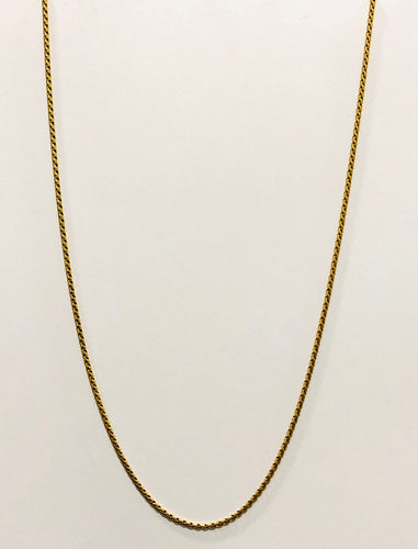 Collier Chaine vintage or jaune 58 Facettes