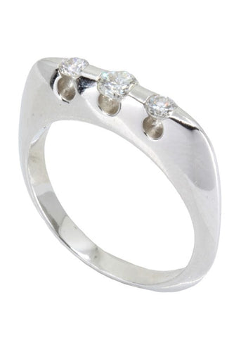 Bague BAGUE JARRETIÈRE DIAMANTS 58 Facettes