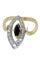 Bague 58 BAGUE ARTICULÉE SAPHIR, RUBIS ET DIAMANTS 58 Facettes 057841