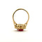 Bague 55 Bague Pompadour Or jaune Rubis Diamants 58 Facettes