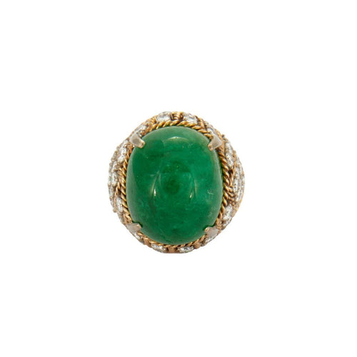Bague 57 Bague Boule Emeraude 58 Facettes 324.109