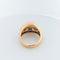 Bague Bague or rose diamants et saphir 58 Facettes 25506