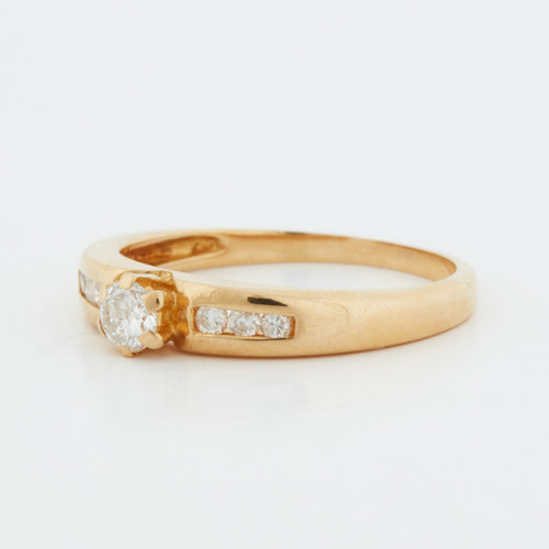 Bague 54 Bague Or jaune Diamants 58 Facettes RÉF 4015/19