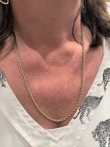 Collier CHAINE MAILLE TORSADÉE 58 Facettes 054691
