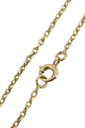 Collier CHAINE ANCIENNE MAILLE FORÇAT RONDE 58 Facettes 054221