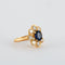 Bague 53 Bague Marguerite Saphir et Diamants 58 Facettes