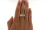 Bague Bague Tank en Or jaune, diamants 58 Facettes 5251y