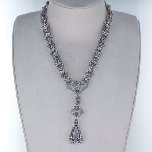 Collier Collier Art Déco 3 pièces en diamant 58 Facettes