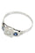 Bague BAGUE ART-DÉCO SAPHIRS ET DIAMANTS 58 Facettes 042051
