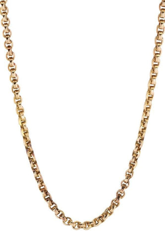 Collier CHAINE ANCIENNE MAILLE VÉNITIENNE RONDE 58 Facettes 046071