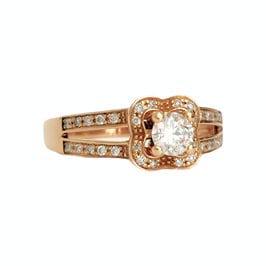 Bague 53 Bague Mauboussin Chance of Love n°3 or rose 58 Facettes 1-1080/1