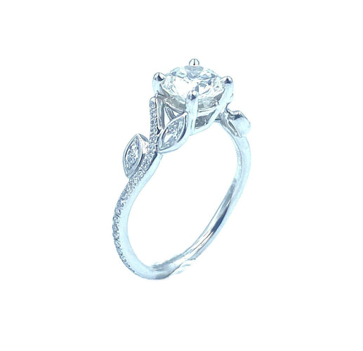 Bague 52 Solitaire De Beers platine et diamants dont 1.01GIA 58 Facettes