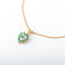 Collier Collier coeur émeraudes or jaune 58 Facettes 2788