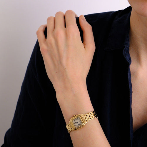 Montre CARTIER- Montre Panthère or jaune 58 Facettes