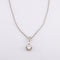 Pendentif Pendentif diamant, Art Déco et sa chaine, platine 58 Facettes