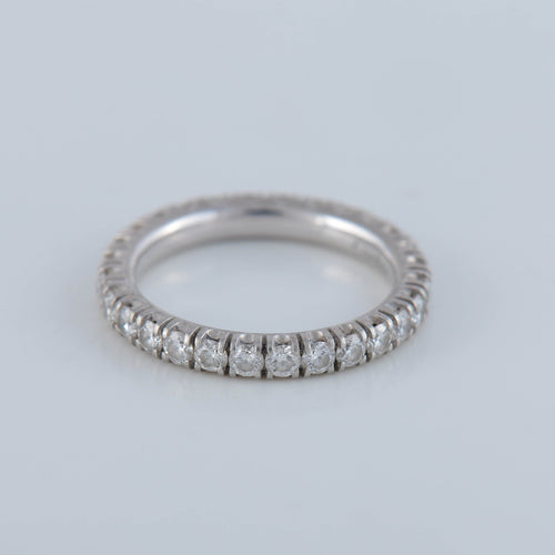 Bague 51 Alliance Cartier "Etincelle" Platine & Diamants 58 Facettes