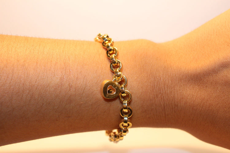 Bracelet Bracelet CHOPARD Happy Diamonds Or jaune Diamant 58 Facettes 11625