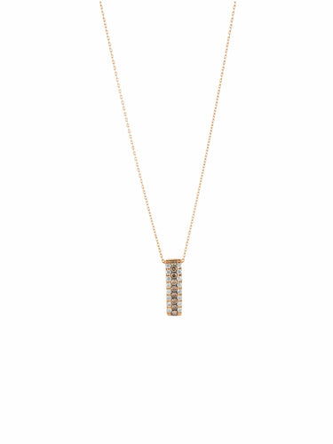 Collier Pendentif Didier Guérin diamants blancs et cognac 58 Facettes