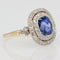 Bague 53 Bague saphir et diamants double rang ancienne 58 Facettes 21-151-53