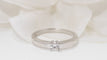 Bague 53 CARTIER - Bague solitaire en platine et diamant 58 Facettes 31997