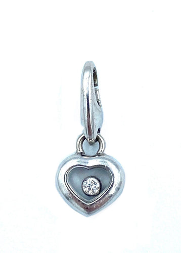 Bracelet CHOPARD. Collection Happy Diamonds, bracelet or blanc et breloques 58 Facettes