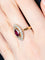 Bague Bague ancienne navette rubis or jaune 58 Facettes LP5-41