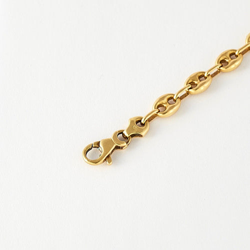 Bracelet Bracelet or jaune grain de café 58 Facettes