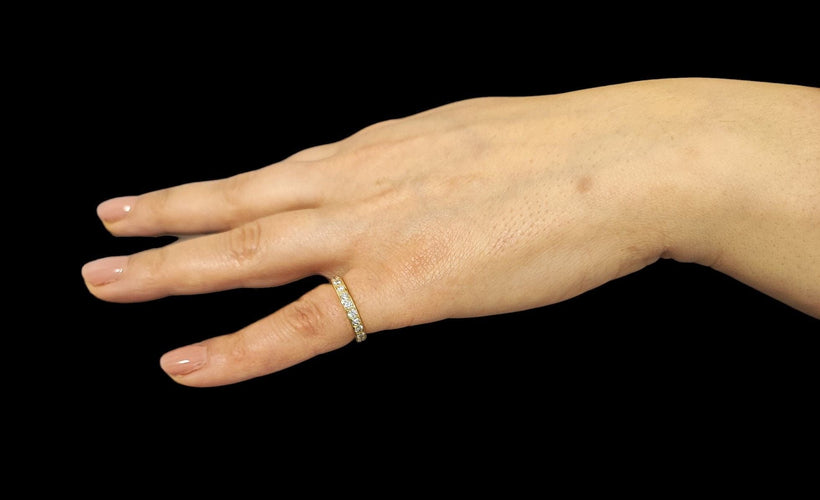 Bague 50.5 Alliance américaine Diamants 58 Facettes All.Pneu.840.1