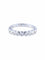 Bague Demi Alliance Or Gris 58 Facettes