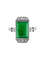 Bague Bague Art Déco Platine Jade 58 Facettes