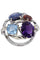 Bague 54 BAGUE MODERNE PIERRES FINES 58 Facettes 057731