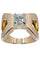 Bague 54 SOLITAIRE MODERNE DIAMANT 0.84 CARAT 58 Facettes 039071