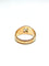 Bague 63 Chevalière ancienne en or rose, platine, diamant 58 Facettes