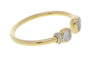 Bracelet POMELLATO. Collection Nudo, bracelet or rose, topazes blanches et diamants 58 Facettes