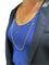 Collier SAUTOIR ANCIEN MAILLE FANTAISIE 58 Facettes 046891