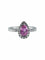 Bague Bague Saphir rose taille poire 58 Facettes
