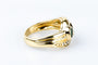 Bague 52 Bague diamants émeraudes en or massif 58 Facettes