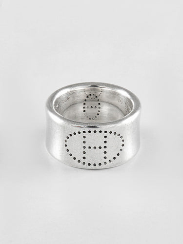 Bague Bague Hermès - Modèle Eclipse Ruban en Argent 58 Facettes