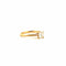 Bague 50 Solitaire en or jaune 18 carats diamants princesse 58 Facettes