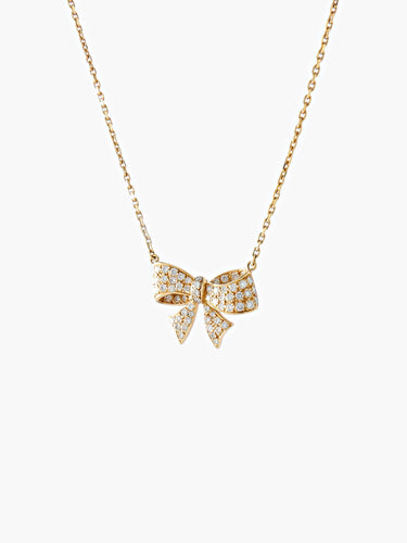 Collier Coolier Noeud Diamants 58 Facettes