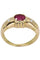 Bague BAGUE JONC MODERNE RUBIS ET DIAMANTS 58 Facettes 052801
