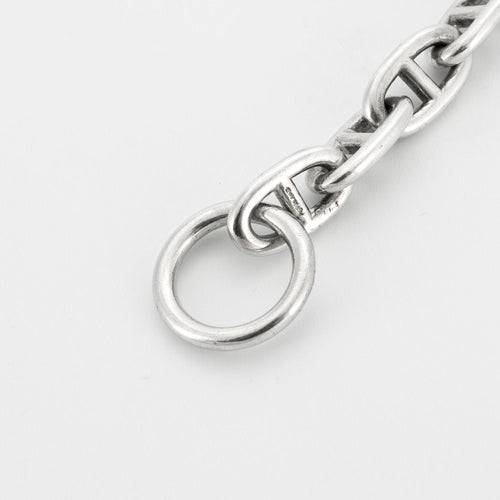 Bracelet HERMES -Bracelet Chaine d'ancre Argent 58 Facettes