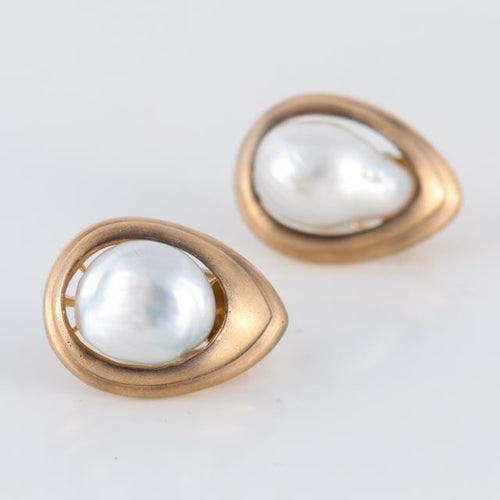 Boucles d'oreilles Repossi - Clips d'oreilles Perles baroques 58 Facettes