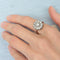 Bague 53 Bague Marguerite Diamants 58 Facettes