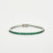 Bracelet Bracelet ligne Emeraudes 58 Facettes