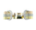Bracelet CARTIER. Collection Double C, bracelet 3 ors et diamants 58 Facettes