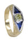 Bague BAGUE ART DÉCO SAPHIRS ET DIAMANTS 58 Facettes 059611