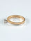 Bague 53 Bague Solitaire Deux Ors 58 Facettes